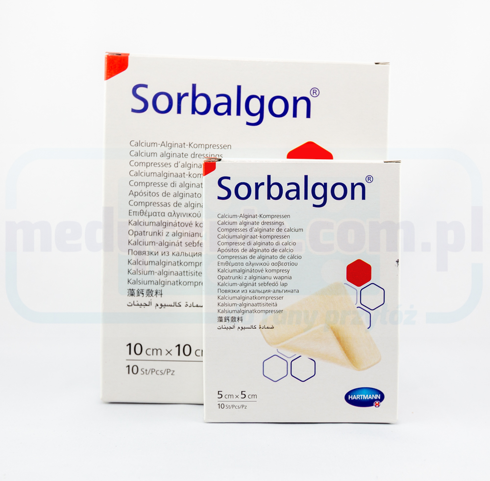 Sorbalgon 10*10cm Algin Verband 1Stk